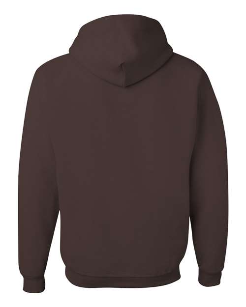 Jerzees 996MR Unisex NuBlend Hooded Sweatshirt - Chocolate - back