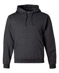 Jerzees 996MR Unisex NuBlend Hooded Sweatshirt - Black Heather - front