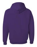 Jerzees 996MR Unisex NuBlend Hooded Sweatshirt - Deep Purple - back