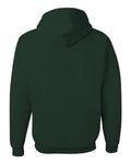 Jerzees 996MR Unisex NuBlend Hooded Sweatshirt - Forest Green - back