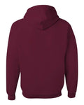 Jerzees 996MR Unisex NuBlend Hooded Sweatshirt - Maroon - back