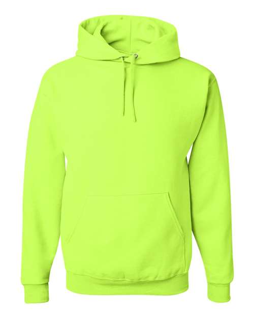 Jerzees 996MR Unisex NuBlend Hooded Sweatshirt - Safety Green - front