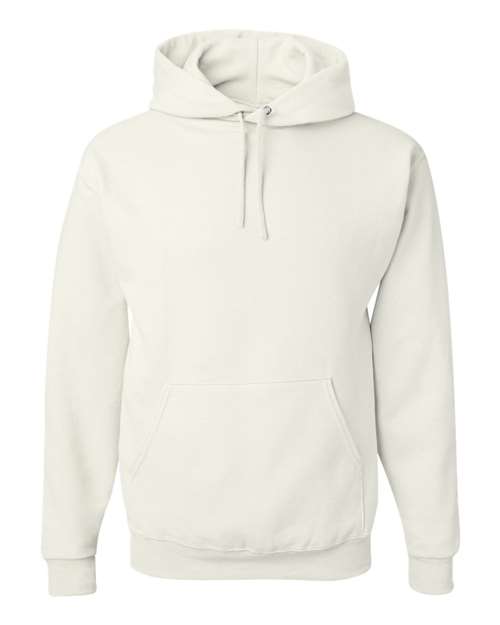 Jerzees 996MR Unisex NuBlend Hooded Sweatshirt - White - front