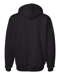 Hanes F170 Ultimate Cotton Hooded Sweatshirt - Black - back