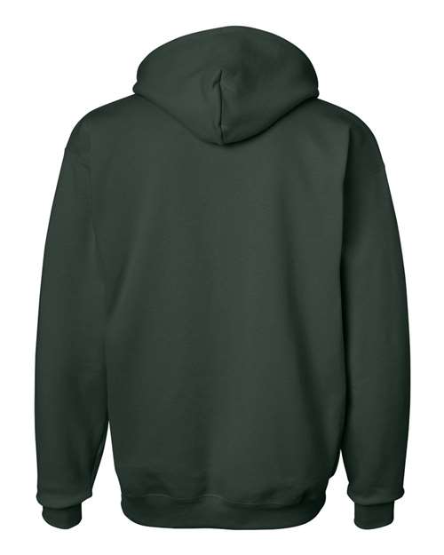 Hanes F170 Ultimate Cotton Hooded Sweatshirt - Deep Forest - back