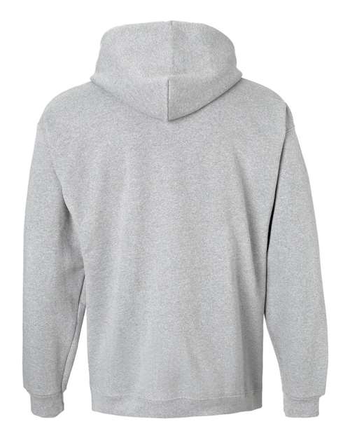 Hanes F170 Ultimate Cotton Hooded Sweatshirt - Light Steel - back
