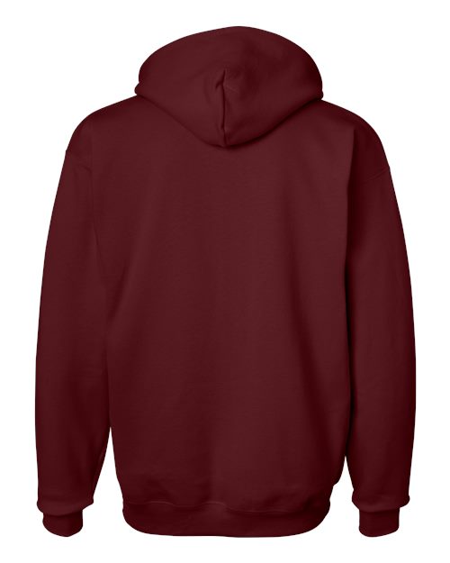Hanes F170 Ultimate Cotton Hooded Sweatshirt - Maroon - back