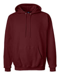 Hanes F170 Ultimate Cotton Hooded Sweatshirt - Maroon - flat front