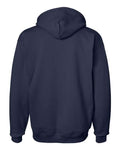 Hanes F170 Ultimate Cotton Hooded Sweatshirt - Navy - back