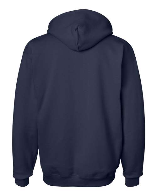 Hanes F170 Ultimate Cotton Hooded Sweatshirt - Navy - back