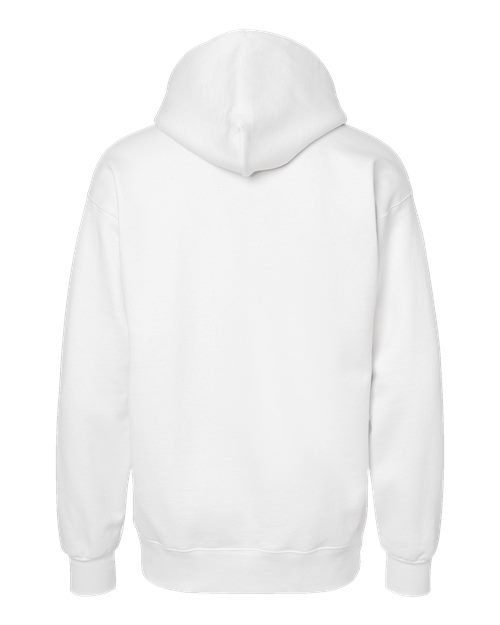 Hanes F170 Ultimate Cotton Hooded Sweatshirt - White - back