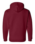 J. America 8824 Men's Premium Hooded Sweatshirt - Cardinal - back