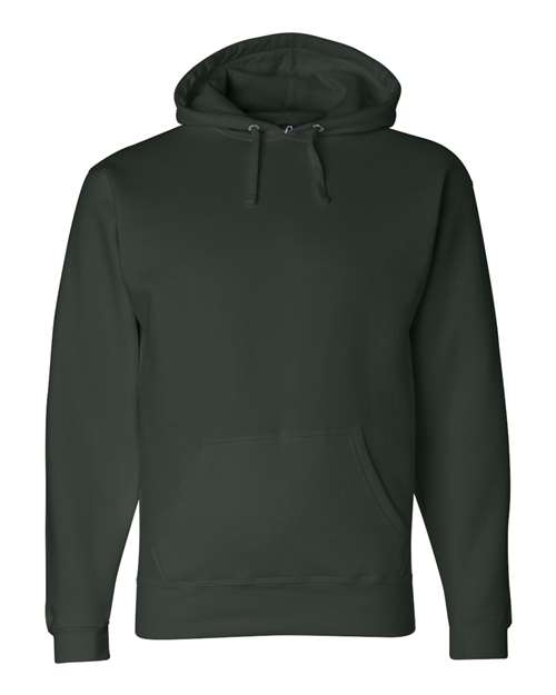 J. America 8824 Men's Premium Hooded Sweatshirt - Forest - front