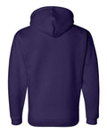J. America 8824 Men's Premium Hooded Sweatshirt - Purple - back