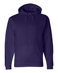 J. America 8824 Men's Premium Hooded Sweatshirt - Purple - front