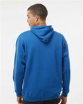 J. America 8824 Men's Premium Hooded Sweatshirt - Royal - model back
