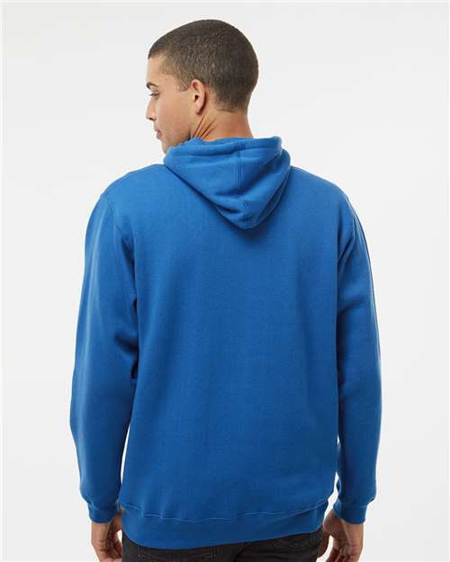 J. America 8824 Men's Premium Hooded Sweatshirt - Royal - model back