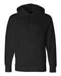 Independent Trading Co. IND4000 Heavyweight Hooded Sweatshirt - Black - flat front