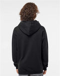 Independent Trading Co. IND4000 Heavyweight Hooded Sweatshirt - Black - model back