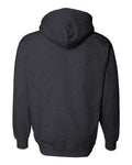 Independent Trading Co. IND4000 Heavyweight Hooded Sweatshirt - Charcoal Heather - back