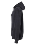 Independent Trading Co. IND4000 Heavyweight Hooded Sweatshirt - Charcoal Heather - side