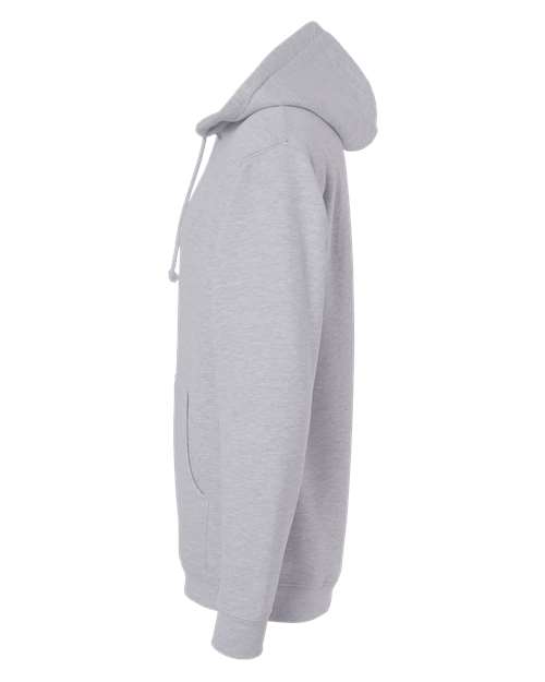 Independent Trading Co. IND4000 Heavyweight Hooded Sweatshirt - Grey Heather - side