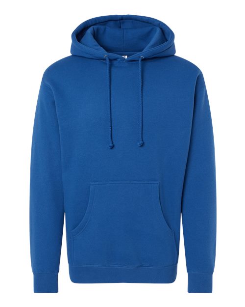 Independent Trading Co. IND4000 Heavyweight Hooded Sweatshirt - Royal - flat front