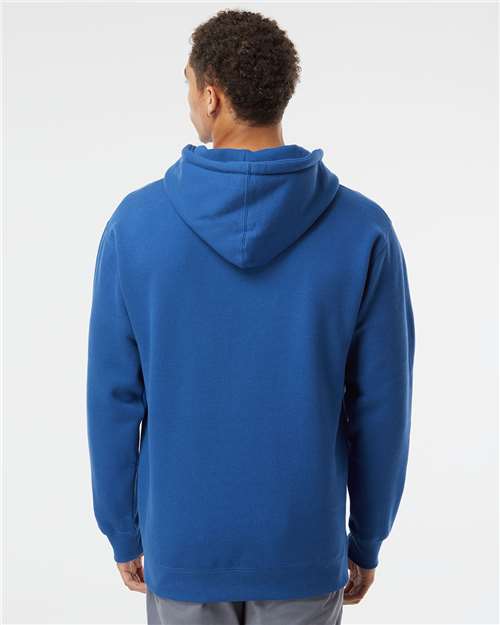 Independent Trading Co. IND4000 Heavyweight Hooded Sweatshirt - Royal - model back