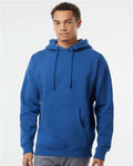 Independent Trading Co. IND4000 Heavyweight Hooded Sweatshirt - Royal - model front