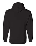 Bayside 960 Unisex USA-Made Hooded Sweatshirt - Black - back