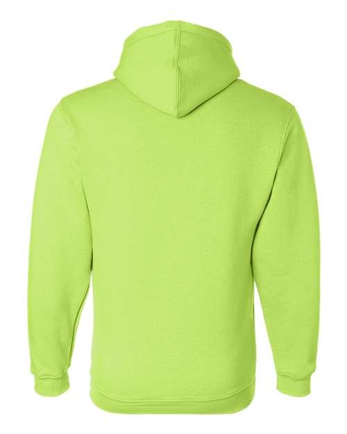 Bayside 960 Unisex USA-Made Hooded Sweatshirt - Lime Green - back