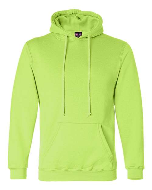 Bayside 960 Unisex USA-Made Hooded Sweatshirt - Lime Green - front