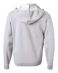Jerzees 993MR Unisex NuBlend Full-Zip Hooded Sweatshirt - Ash - back