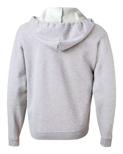Jerzees 993MR Unisex NuBlend Full-Zip Hooded Sweatshirt - Ash - back