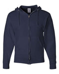 Jerzees 993MR Unisex NuBlend Full-Zip Hooded Sweatshirt - J. Navy - front