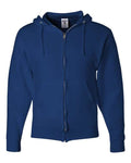 Jerzees 993MR Unisex NuBlend Full-Zip Hooded Sweatshirt - Royal - front