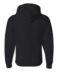 Jerzees 4997MR Unisex Super Sweats NuBlend Hooded Sweatshirt - Black - back
