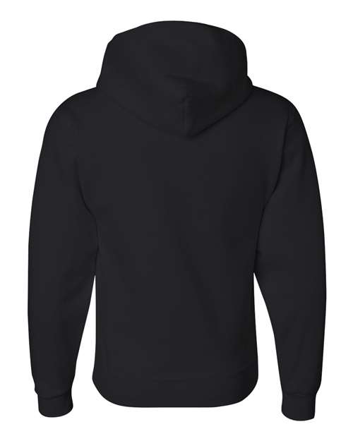 Jerzees 4997MR Unisex Super Sweats NuBlend Hooded Sweatshirt - Black - back