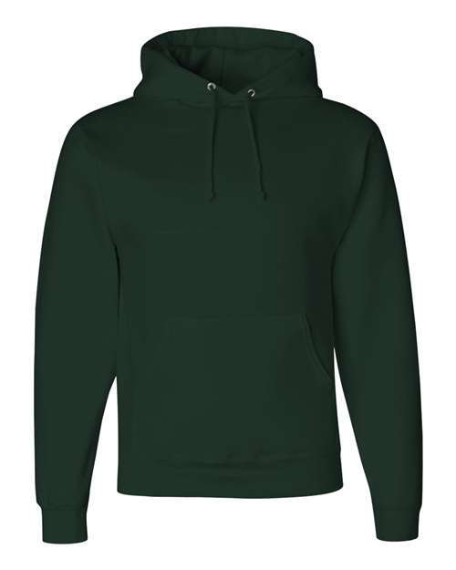 Jerzees 4997MR Unisex Super Sweats NuBlend Hooded Sweatshirt - Forest Green - front