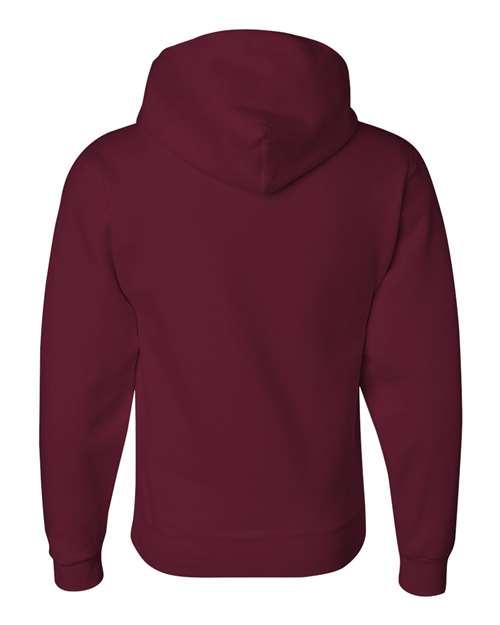 Jerzees 4997MR Unisex Super Sweats NuBlend Hooded Sweatshirt - Maroon - back