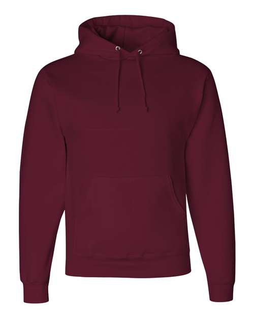 Jerzees 4997MR Unisex Super Sweats NuBlend Hooded Sweatshirt - Maroon - front