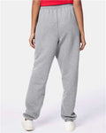 Hanes P650 Unisex EcoSmart Sweatpants - Light Steel - model back
