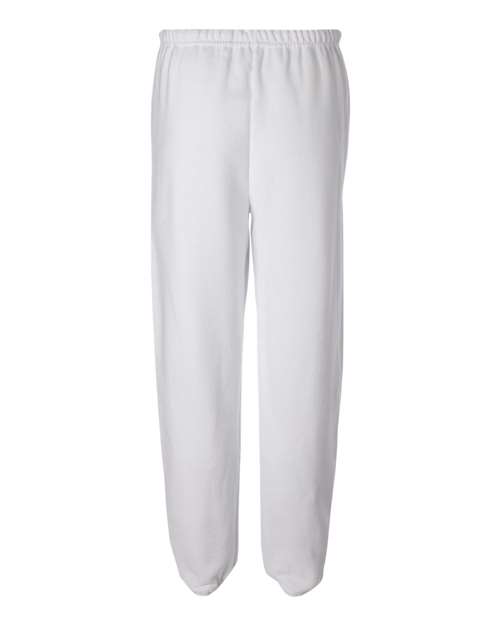 Jerzees 973MR Unisex NuBlend Sweatpants - White - back