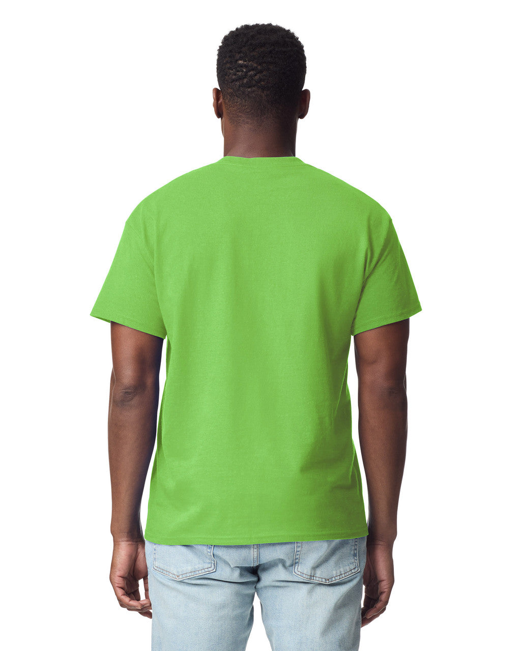Gildan G200 Ultra Cotton T-Shirt - Lime - model back