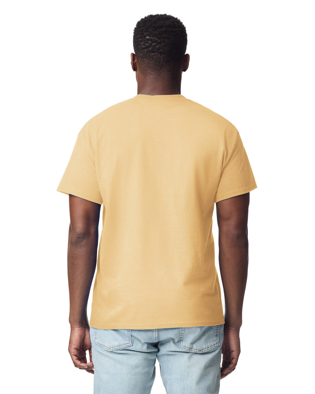 Gildan G200 Ultra Cotton T-Shirt - Vegas Gold - model back