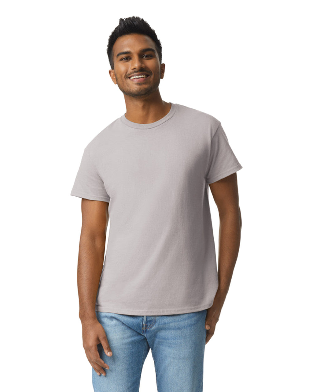 Gildan G200 Ultra Cotton T-Shirt - Ice Grey - model front