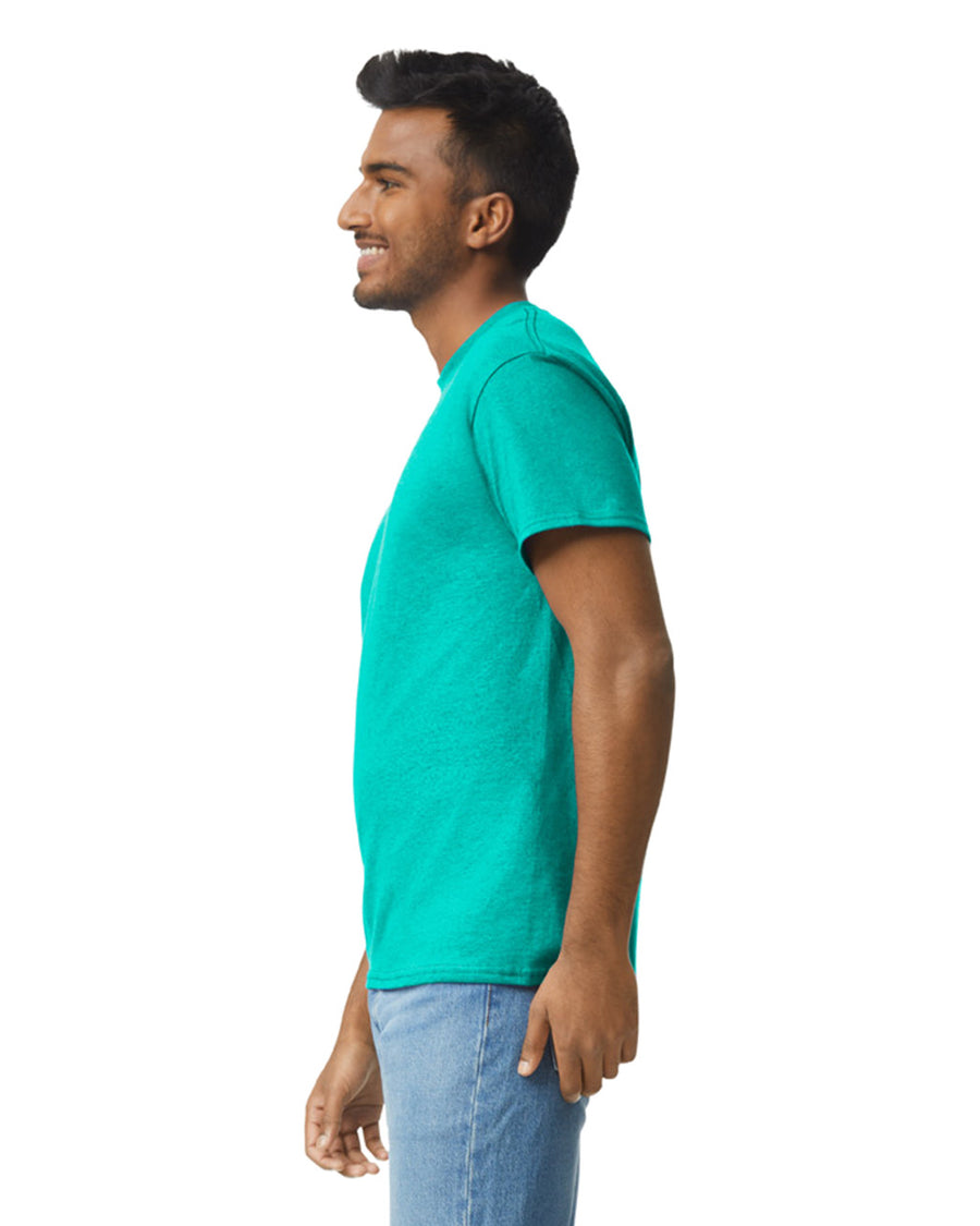 Gildan G200 Ultra Cotton T-Shirt - Jade Dome - model side