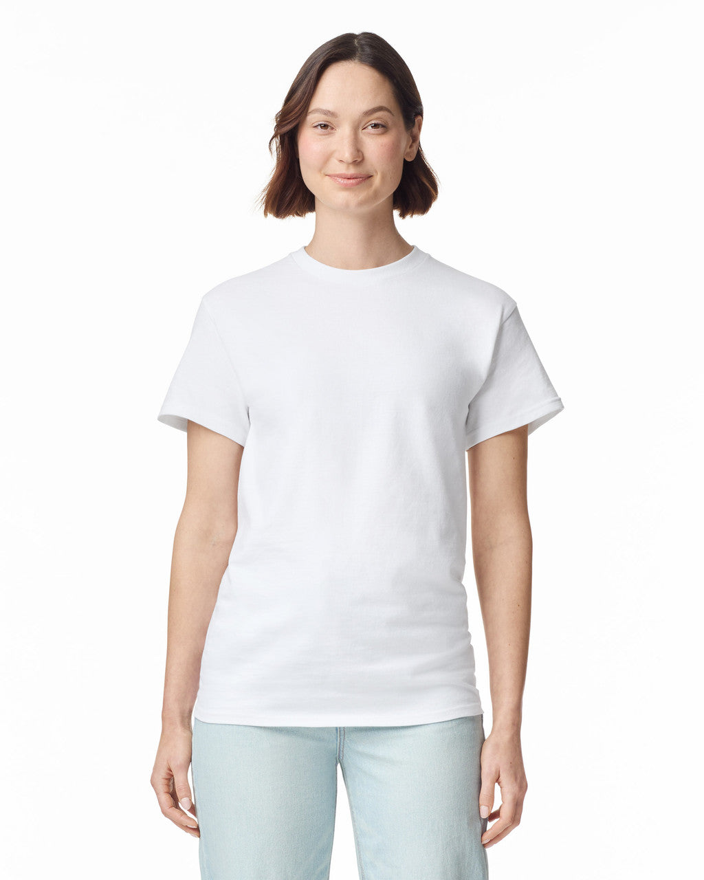 Gildan G200 Ultra Cotton T-Shirt - White - model front