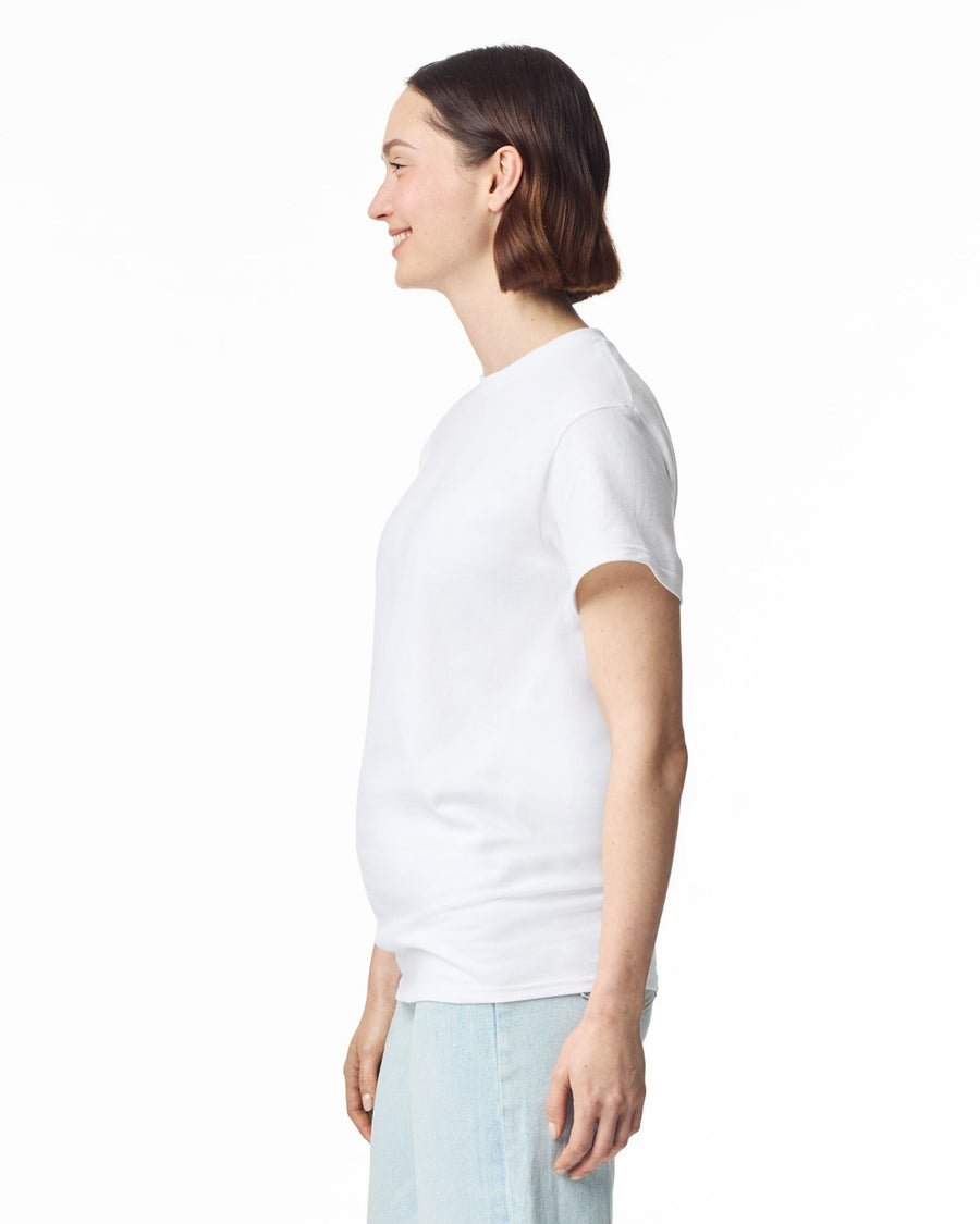 Gildan G200 Ultra Cotton T-Shirt - White - model side