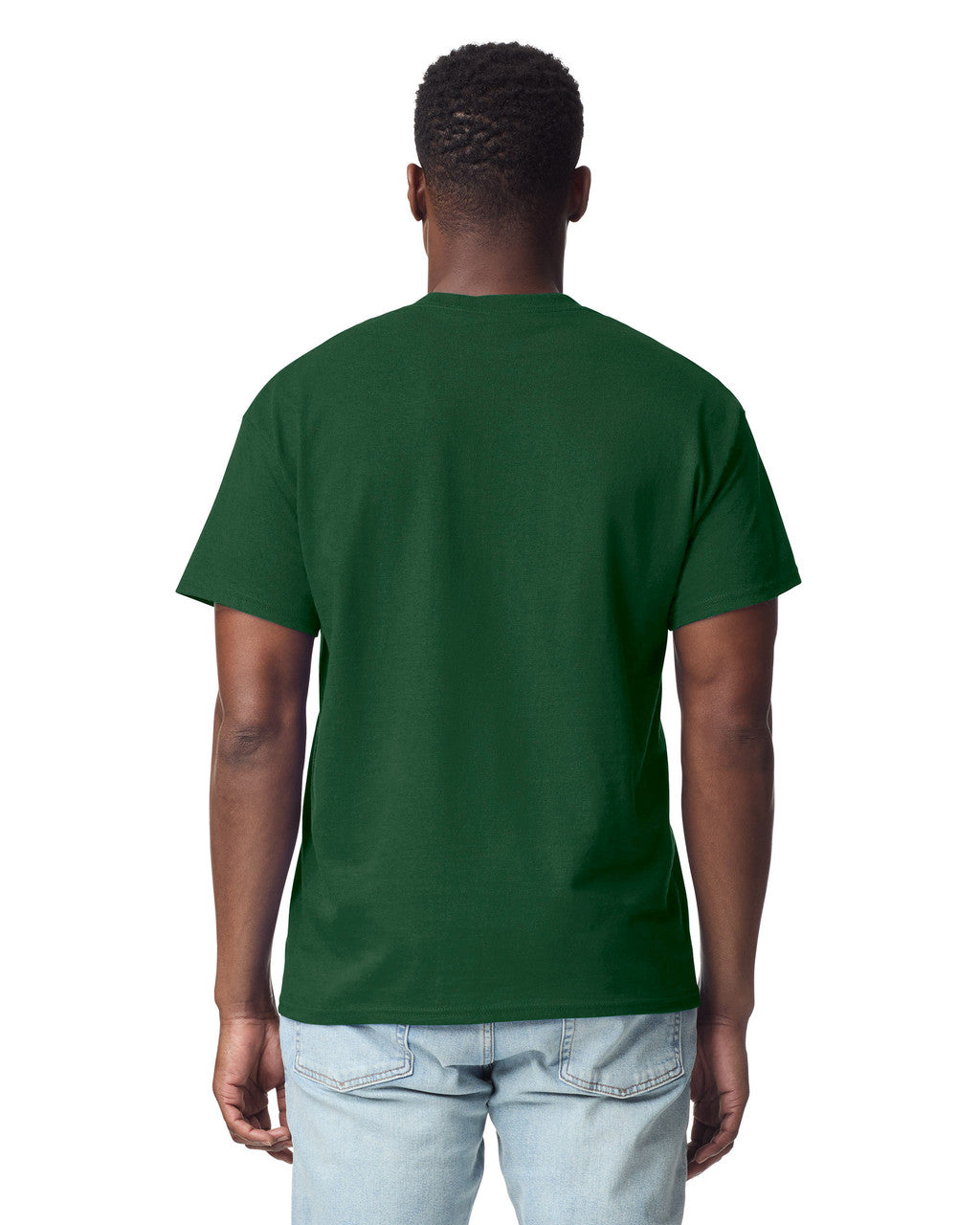 Gildan G200 Ultra Cotton T-Shirt - Forest - model back